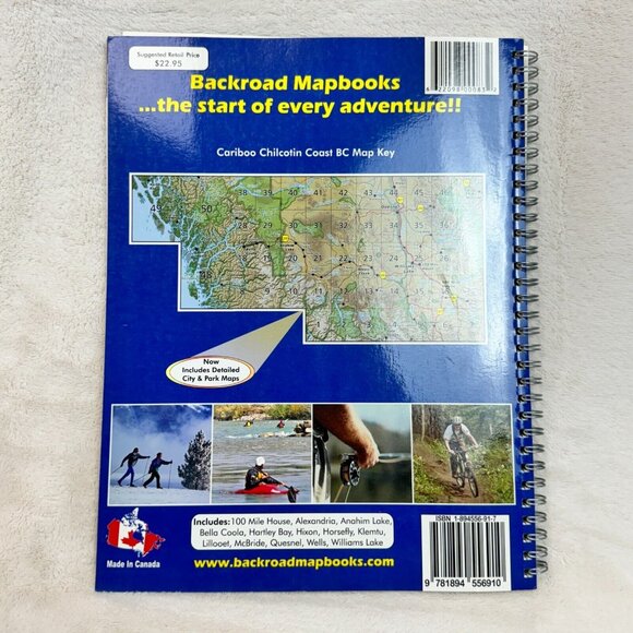 Cariboo Chilcotin Coast BC Backroad Mapbook - Spiralbound Book - Picture 7 of 7